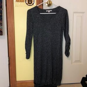 Grey and black shimmery dress